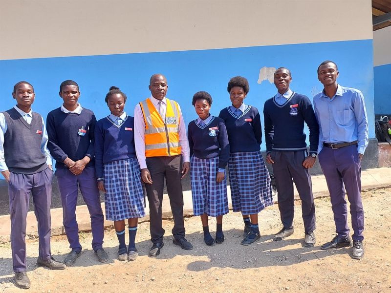 Well-maintained school campus infrastructure